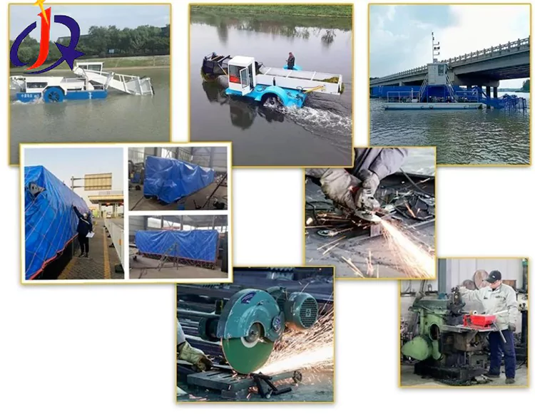 Hyacinth And Duckweed Cutter Boats